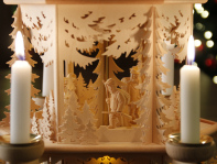 Original Weihnachtspyramide aus dem Hause Tilgner